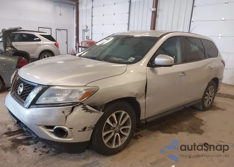 2013 Nissan Pathfinder S from USA, damaged, VIN 5N1AR2MN8DC668494